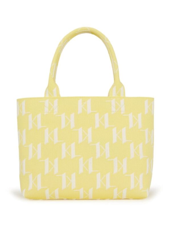 Karl Lagerfeld medium K/Monogram knitted tote bag