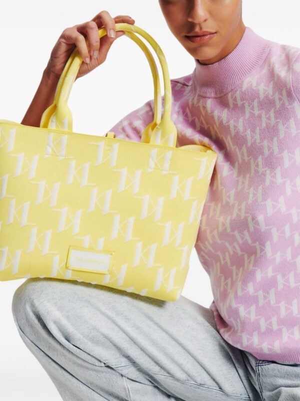 Karl Lagerfeld medium K/Monogram knitted tote bag