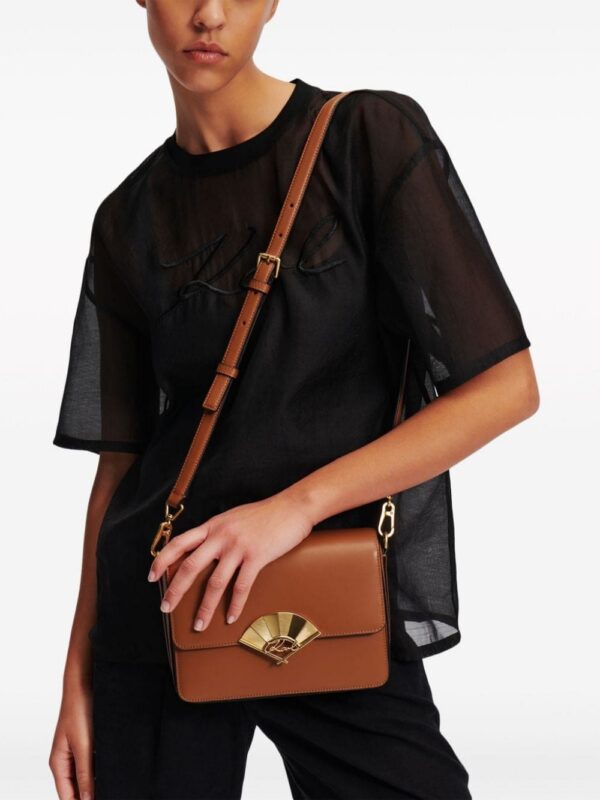21540227_52496953_1000.jpg Karl Lagerfeld medium Signature Fan leather crossbody bag