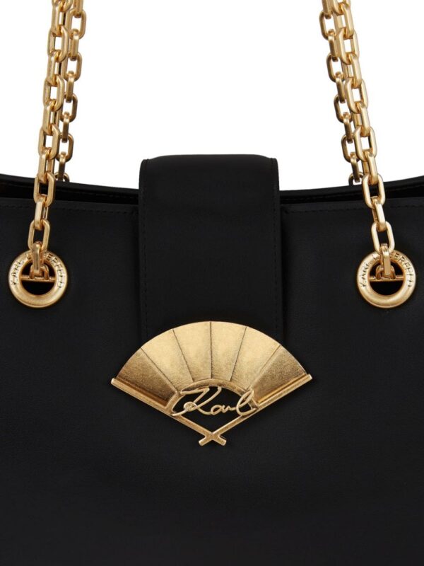 21540236_52575261_1000.jpg Karl Lagerfeld Signature Fan leather tote bag