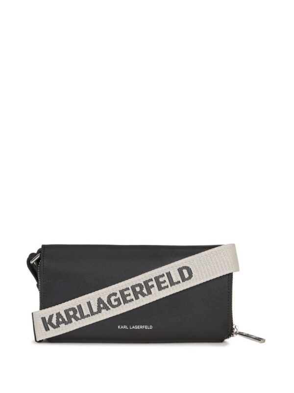 21540238_52495940_1000.jpg Karl Lagerfeld K/Circle perforated-logo clutch bag