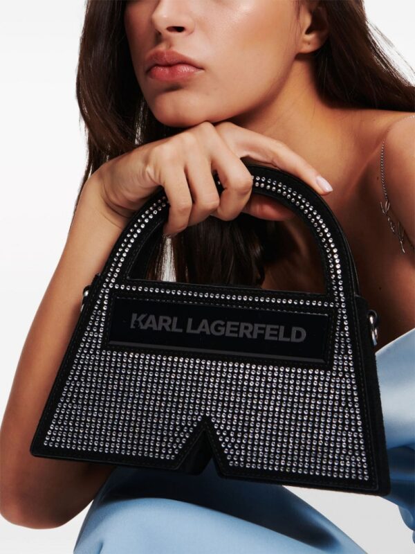 21540241_52497437_1000.jpg Karl Lagerfeld small Ikon K Crystal top-handle bag