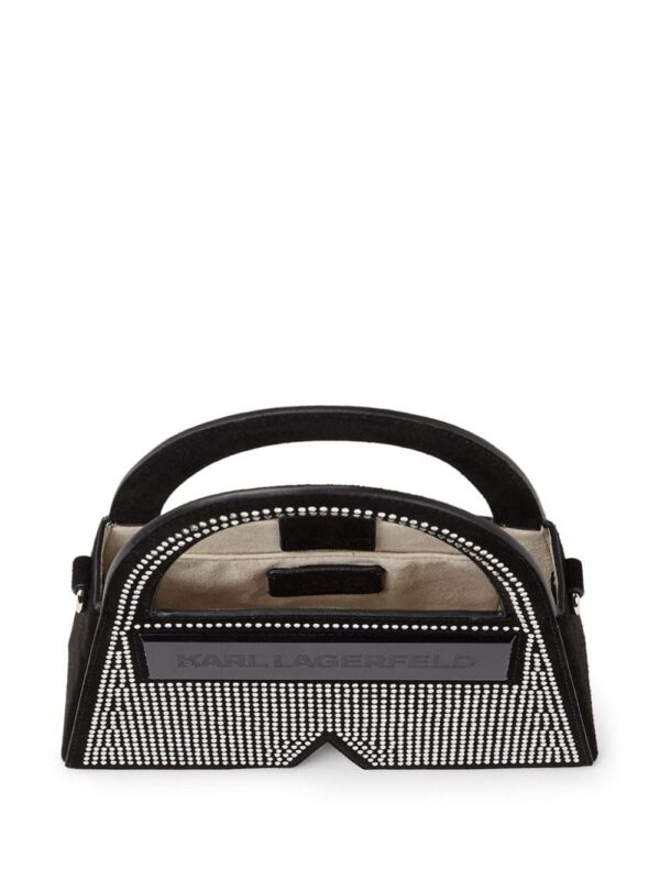 21540241_52497438_1000.jpg Karl Lagerfeld small Ikon K Crystal top-handle bag