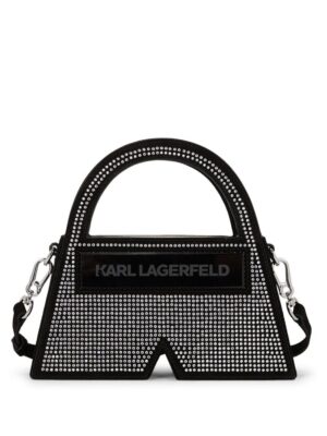 21540241_52497439_1000.jpg Karl Lagerfeld small Ikon K Crystal top-handle bag