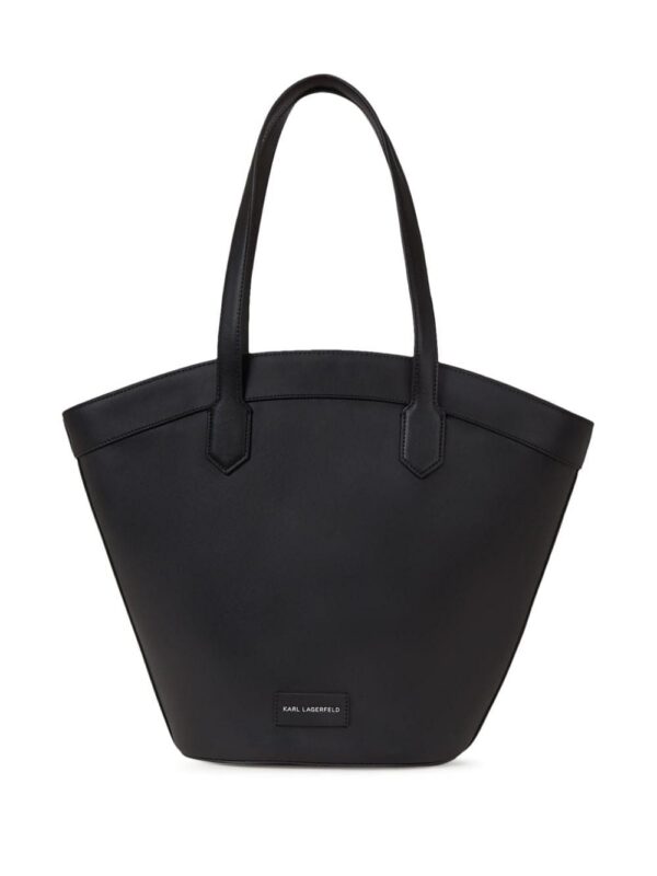 21540251_52498305_1000.jpg Karl Lagerfeld medium Signature Tulip leather tote bag