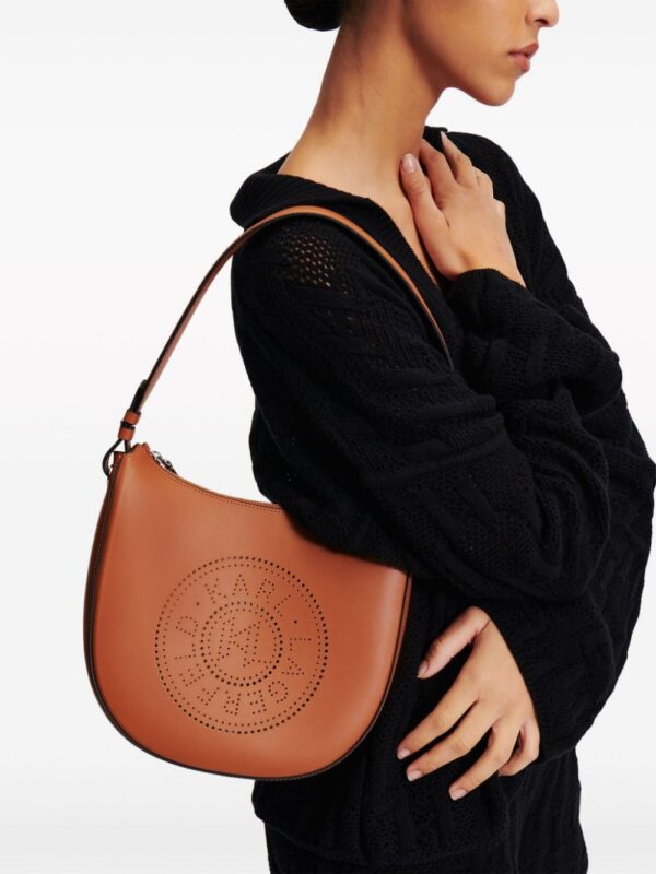 21540279_52474367_1000.jpg Karl Lagerfeld K/Circle perforated-logo shoulder bag