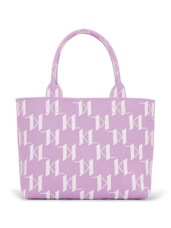 21540296_52496813_1000.jpg Karl Lagerfeld medium K/Monogram knitted tote bag