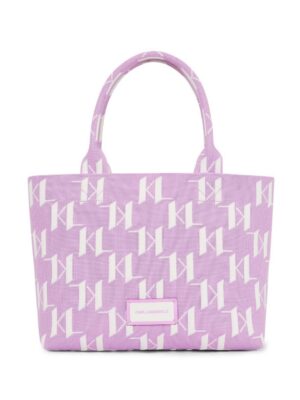 21540296_52496816_1000.jpg Karl Lagerfeld medium K/Monogram knitted tote bag