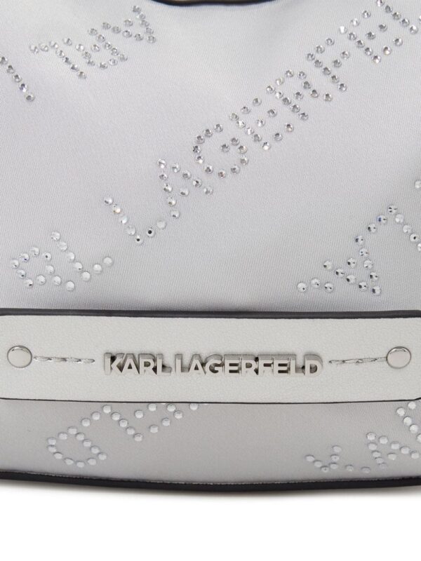 21540304_52497525_1000.jpg Karl Lagerfeld mini Essential crystal-embellished shoulder bag