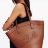 21540306_52497605_1000.jpg Karl Lagerfeld medium Signature Tulip leather tote bag