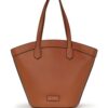 21540306_52497634_1000.jpg Karl Lagerfeld medium Signature Tulip leather tote bag