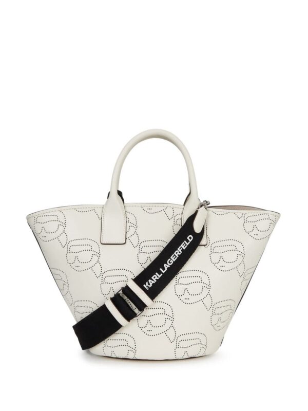 21540311_52497821_1000.jpg Karl Lagerfeld Ikonik perforated leather tote bag