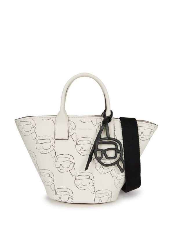 21540311_52497826_1000.jpg Karl Lagerfeld Ikonik perforated leather tote bag
