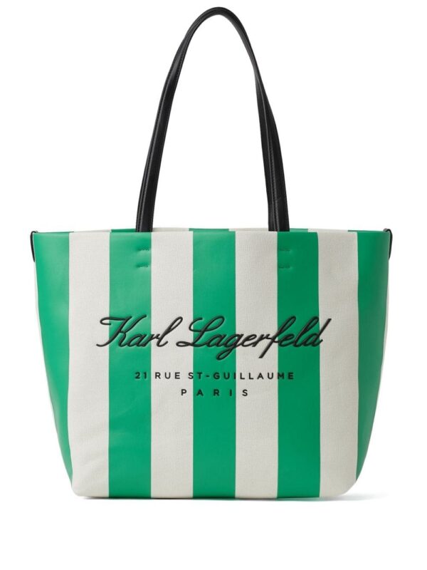 21540313_52473853_1000.jpg Karl Lagerfeld Hotel Karl striped canvas beach bag