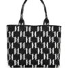 21540321_52497014_1000.jpg Karl Lagerfeld large K/Monogram knitted tote bag