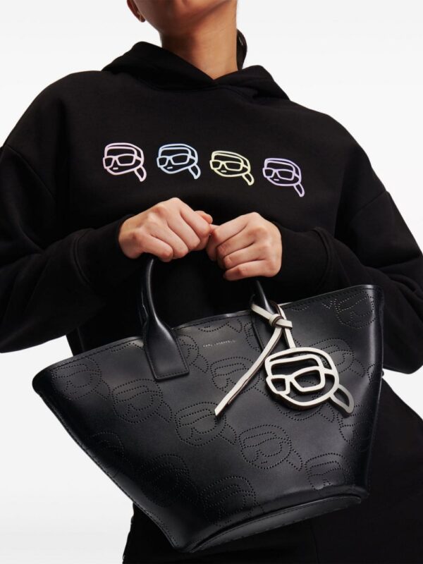 21541447_52481543_1000.jpg Karl Lagerfeld Ikonik perforated tote bag