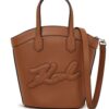 21541460_52481499_1000.jpg Karl Lagerfeld small Signature Tulip leather tote bag