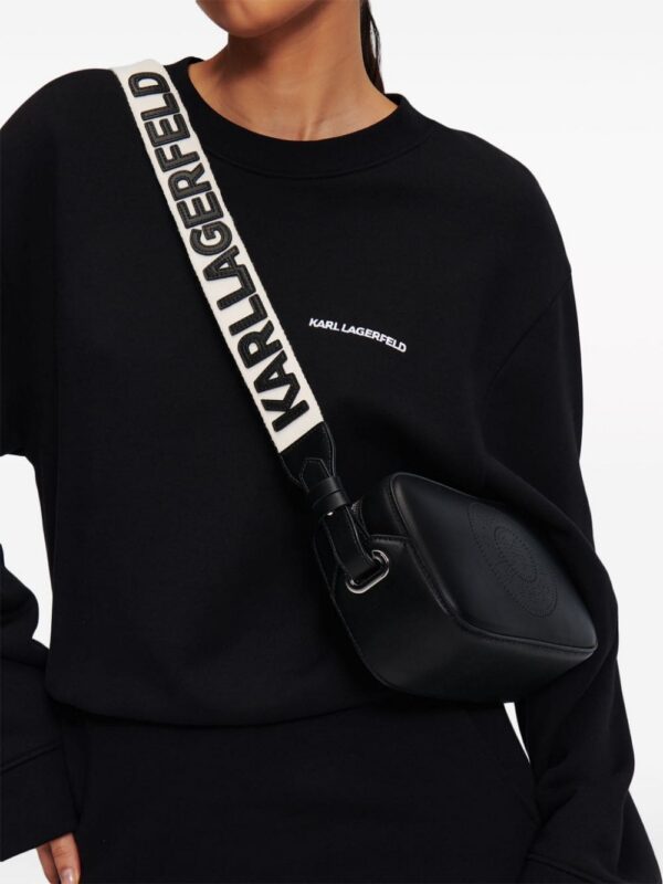 21541463_52481699_1000.jpg Karl Lagerfeld K/Circle perforated-logo crossbody bag