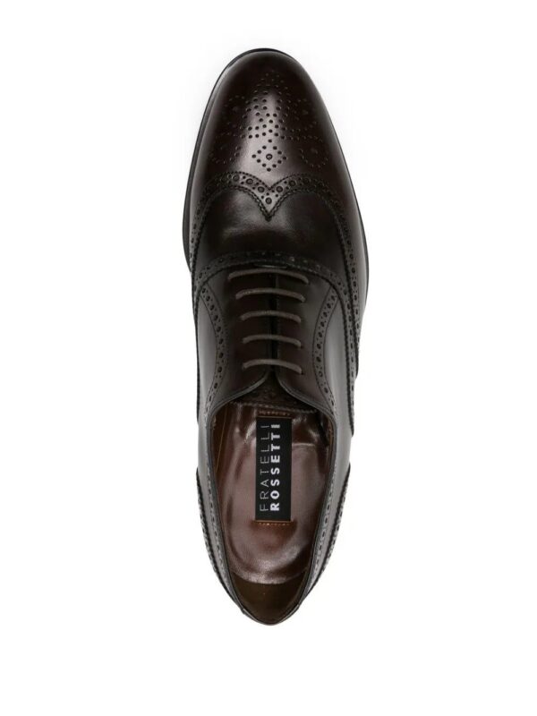 21613125_51596816_1000.jpg Fratelli Rossetti perforated-detail leather Oxford shoes