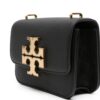 Tory Burch logo-plaque leather crossbody bag
