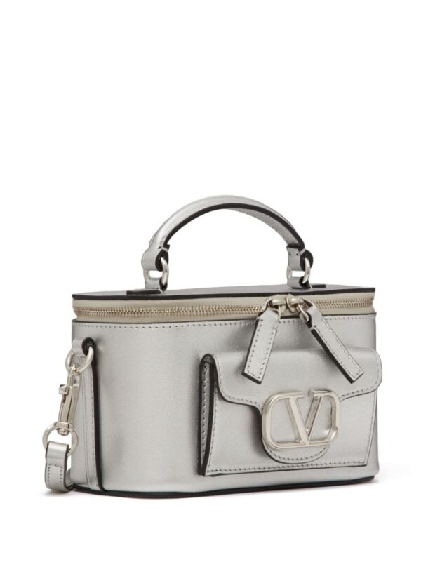 21675981_51591767_1000.jpg Valentino Garavani mini Locò metallic handbag