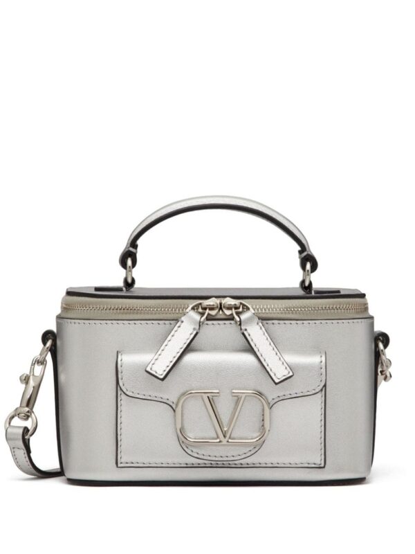 21675981_51591769_1000.jpg Valentino Garavani mini Locò metallic handbag