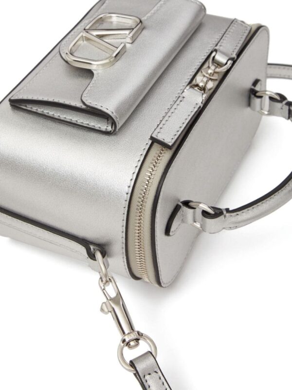 21675981_51591788_1000.jpg Valentino Garavani mini Locò metallic handbag