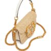 Valentino Garavani small Locò raffia shoulder bag
