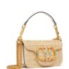 Valentino Garavani small Locò raffia shoulder bag