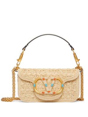 21678010_52389426_1000.jpg Valentino Garavani small Locò raffia shoulder bag