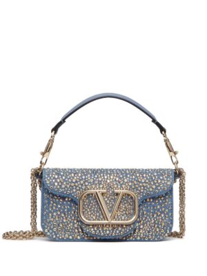 21678012_51824926_1000.jpg Valentino Garavani small Locò studded denim shoulder bag