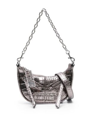 21688692_51681439_1000.jpg Versace Jeans Couture logo-plaque embossed-crocodile crossbody bag