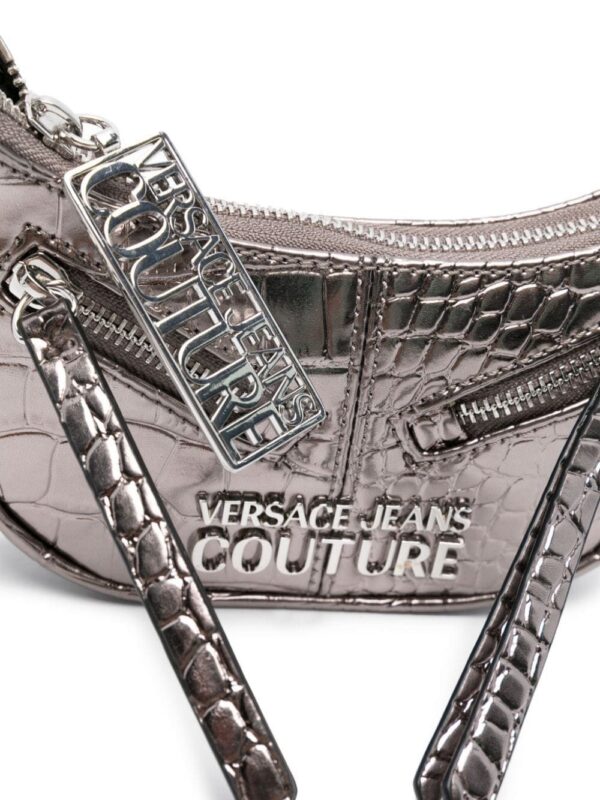 21688692_51683308_1000.jpg Versace Jeans Couture logo-plaque embossed-crocodile crossbody bag