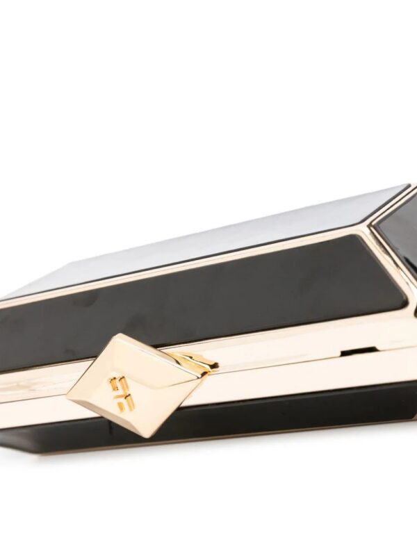 21712444_51685741_1000.jpg Elisabetta Franchi Rigid two-tone clutch bag