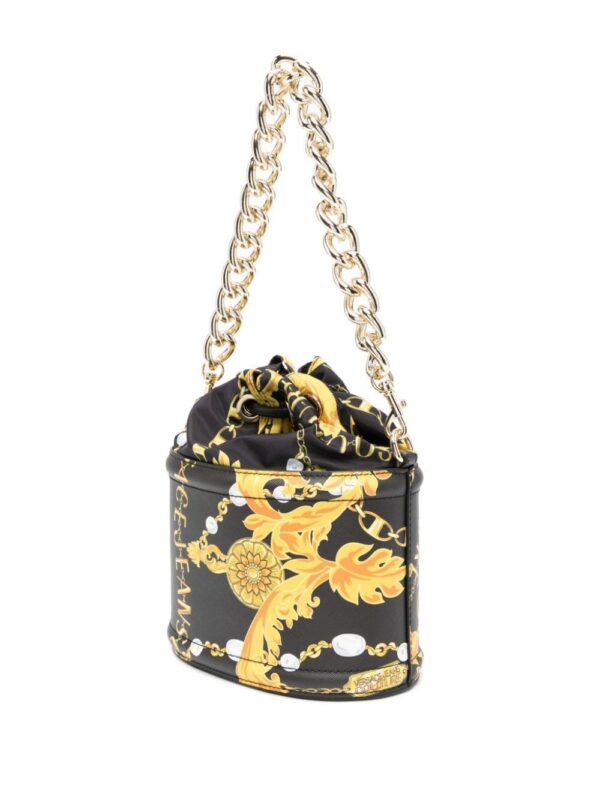Versace Jeans Couture baroque-buckle bucket bag
