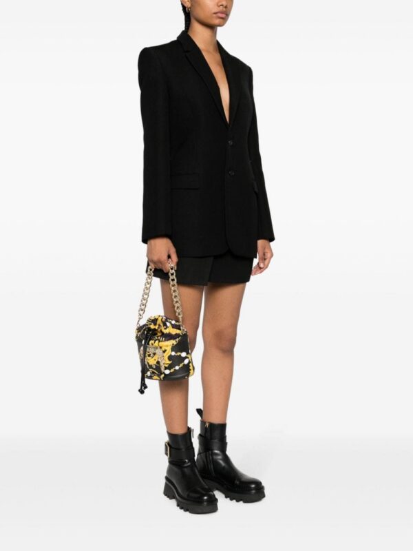 Versace Jeans Couture baroque-buckle bucket bag