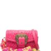 21765776_51761704_1000.jpg Versace Jeans Couture scarf-detailing logo-buckle shoulder bag