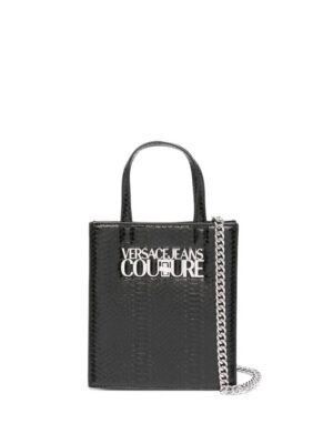 21766047_51736095_1000.jpg Versace Jeans Couture logo-lettering crocodile-embossed mini bag