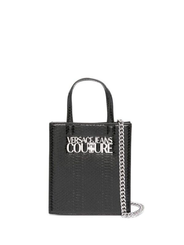 21766047_51736095_1000.jpg Versace Jeans Couture logo-lettering crocodile-embossed mini bag