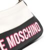 21773634_51656700_1000.jpg Love Moschino logo-embroidered panelled tote bag