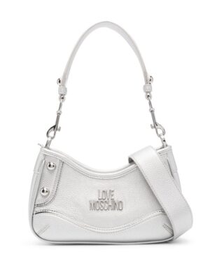 21773640_51669315_1000.jpg Love Moschino metallic logo-lettering shoulder bag