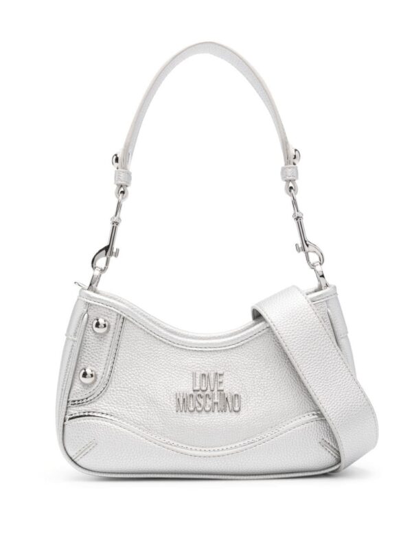 21773640_51669315_1000.jpg Love Moschino metallic logo-lettering shoulder bag