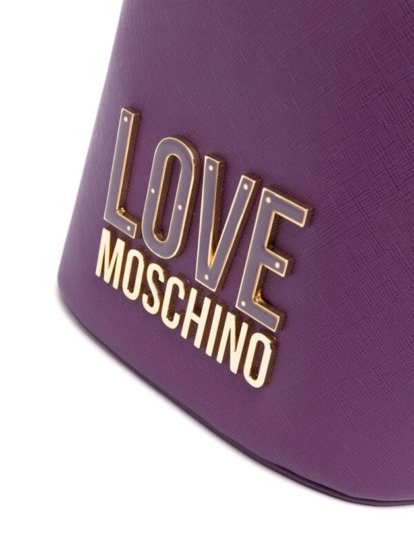 21773652_51678917_1000.jpg Love Moschino logo-lettering bucket bag