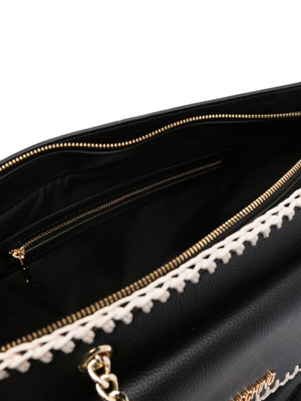 21773660_51657647_1000.jpg Love Moschino logo-lettering whipstitch-detail tote bag