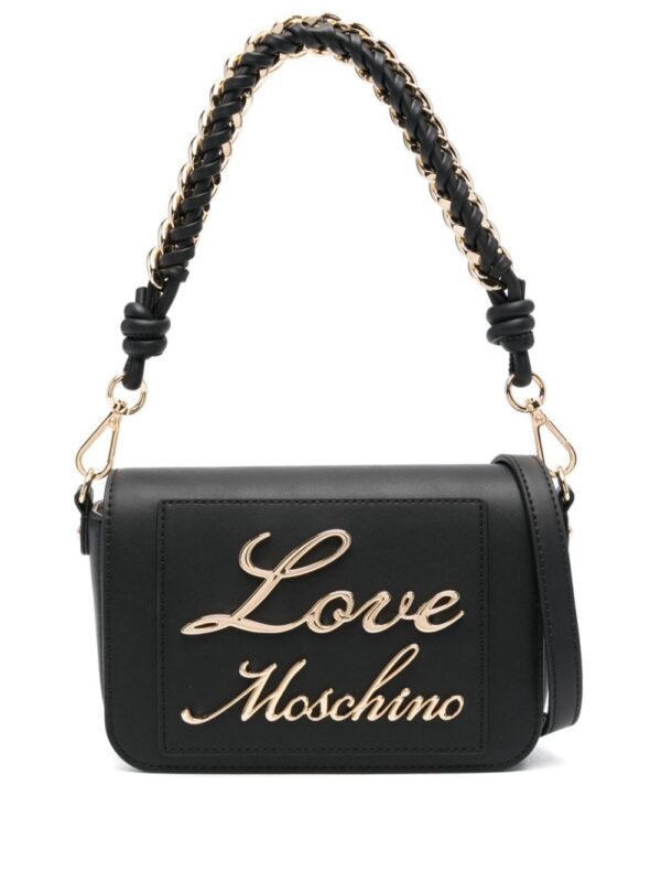 21773661_52264396_1000.jpg Love Moschino logo plaque shoulder bag