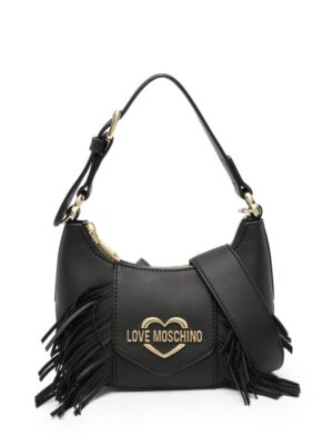 21773666_51669317_1000.jpg Love Moschino logo-lettering fringed tote bag