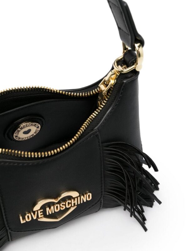 21773666_51669322_1000.jpg Love Moschino logo-lettering fringed tote bag