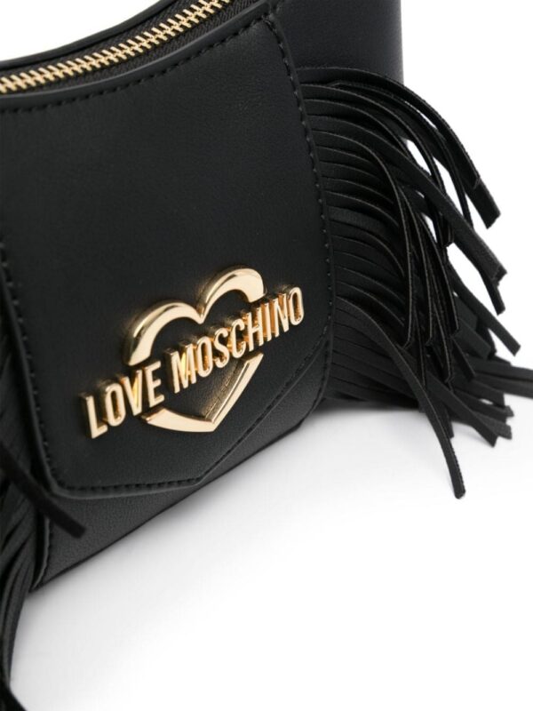 21773666_51669325_1000.jpg Love Moschino logo-lettering fringed tote bag