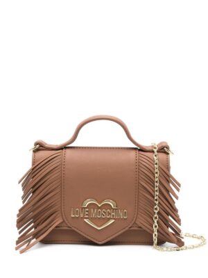 21773671_51669754_1000.jpg Love Moschino logo-lettering fringed tote bag