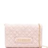 21773674_51657377_1000.jpg Love Moschino logo-lettering quilted crossbody bag